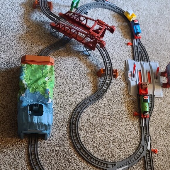 Thomas & Friends Talking Thomas & Percy COMPLETE TRAIN SET - Picture 7 of 11